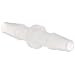 Value Plastics Natural Polypropylene Tube Fitting, Classic Series Barbed Coupler, Tube ID