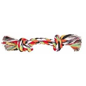 Trixie - Jeu pour Animaux - Corde N?uds / Hochet pour Chien - Multicolors - Taille X-Large (16 Inch/40 cm)