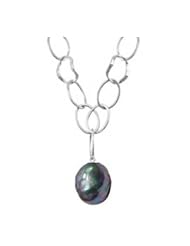 Majorica Jewelry 17" Pearl Drop and Chain Pendant