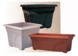 Dynamic Design DP1510TC Medallion 15-Inch Poly Deck Box, Terra Cotta