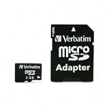 21NMnfG6TIL. SL160  Verbatim 2 GB microSD Flash Memory Card with SD Adpater 96168