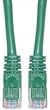 CAT5E, UTP, with Molded Boot, 350MHz, Green, 1 ft