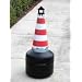 UltraTech 1542 Polyethylene Nantucket Ultra-Smoke Stop Receptacle, 14" Diameter x 41" Height