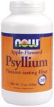 Apple Flavored Psyllium Husk Fiber by NOW Foods - Digestive Support (10g - 12 oz Powder)