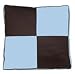 Black w/ Charcoal Patchwork Pet Pillow Bed - Small