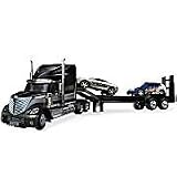 REMOTE CONTROL RC RADIO CONTROL SEMI TRACTOR TRUCK 18 WHEELER - Jumbo Hauler wITH Two Racers