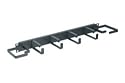 Middle Atlantic HCM-1DV 19 in. 1U Rack Mount D-Ring Panel with 6 D-Rings