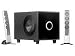 Electronics : TerraTec SubSession SoundArt 2.1 - PC multimedia speaker system - 50 Watt (Total) - black, silver