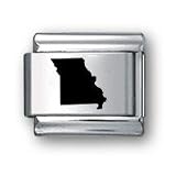 Body Candy Italian Charms Laser MISSOURI STATE