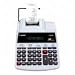 P160DH Desktop Calculator, 12-Digit Fluorescent, Two-Color Printing, Black/Red