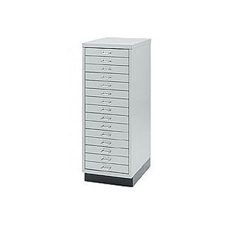 SSI Schubladenschrank DIN A3, blau, 9 Schübe, 940 mm hoch