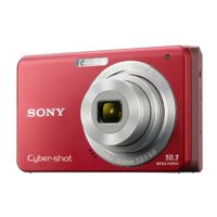Sony Cybershot DSC-W180 10.1MP Digital Camera with 3x SteadyShot Stabilized Zoom and 2.7-inch LCD (Red)