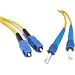Cables to Go - Patch cable - ST single mode (M) - SC single mode (M) - 16.4 ft - fiber optic - 9 / 125 micron - plenum - yellow