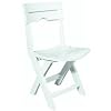 Adams Manufacturing White Quick Fold Chair