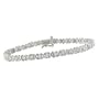 10Kt White Gold Diamond Bracelet (1 TDW, I-J, I2-3)