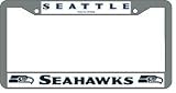 Seattle Seahawks Chrome License Plate Frame at Amazon.com