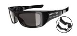 Oakley SPLIT THUMP Polished Black/Warm Grey/1Gb MP3 Sunglasses