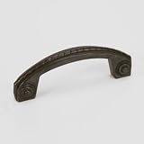 Jeffrey Alexander Calais 3-5/8 OL Solid Brass Rope Pull, Dark Antique Copper