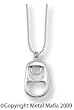 PAVE SILVER F*CK TAB NECKLACE