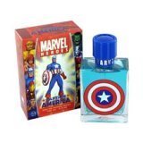  : Mens Designer Cologne By Marvel Heroes, Captain America EAU De Toilette Spray 3.3 Oz