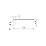 LIXIL メンテナンス部品 住器用部品 バスルーム 浴槽エプロン 16**(L) ダークグレイ[RFDD733]