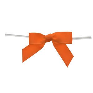 Large Orange Grosgrain Bows