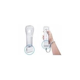 Replacement for Nintendo Wiimote and Motion Plus Combo Pack (Free Silicon Case) - White Wii Remote (Wiimote) Control / Controller and Motion Plus for Nintendo Wii Console