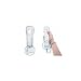 Replacement for Nintendo Wiimote and Motion Plus Combo Pack (Free Silicon Case) - White Wii Remote (Wiimote) Control / Controller and Motion Plus for Nintendo Wii Console