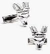 Sterling Rams Head Cufflinks - Animal Themed Formal Wear - Cufflinks
