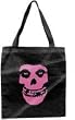 MISFITS - Pink Skull - Black Tote Bag