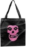 MISFITS - Pink Skull - Black Tote Bag
