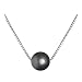PearlsOnly Madison Black 8-9mm AA Freshwater Pearl Pendant