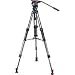 Sachtler FSB-6 Carbon Tripod System with FSB-6 Fluid Head, 2-Stage Tripod, Mid-Level Spreader and Padded Case, Supports 13.2 lbs