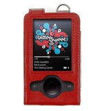 PREMIUM KROO FORZA LEATHER CASE WITH BELT CLIP FOR MICROSOFT ZUNE (Choose from Black, Red, Pink, Hot Pink, Brown) RETAIL PACKING