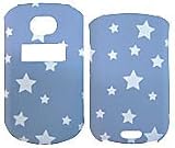 Blue / White Star - Motorola V265 Faceplate Cell Phone Cover