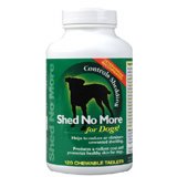 Shed No More for Dogs, Peanut Butter Flavored, 120 Chewable Tablets