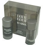 Armani Mania by Giorgio Armani: Gift Set - EDT Spray 1.7 oz & Alcohol Free Deodorant Stick 2.6 oz for Men