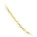 14k Yellow Gold 1.0mm Mariner Link Chain Necklace - 16"