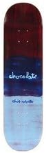 Skateboard Deck, 7.75" Chocolate Roberts Subtle Square Skateboard Deck - Red/navy/blue - 7.75in X 31.125in