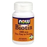 BIOTIN 1000mcg - 100 CAPS., (Now Food)