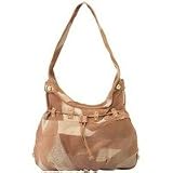 EmbassyTM Italian StoneTM Design Genuine Suede Leather Jumbo Purse with Antique Hardware