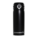 Cosmos ® Black Stainless steel insulated water bottle 350mL (keep water cool and warm)+Cosmos cable tie