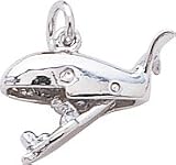 Jonah in The Whale Charm by Rembrandt Charms