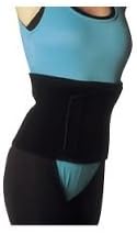 Neoprene Heat Belt Abdominal Binder Waist Cincher Exercise Wrap, Waist Trimmer (Medium)