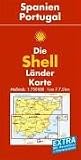  : Shell L&auml;nderkarte. Spanien, Portugal. 1 : 750 000: Mit Ortsverzeichnis und Reisef&uuml;hrer