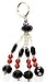 Gemstone Keychains for Teens in Sterling Silver 4.5 inches (krng222)
