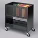 File Rover with Storage Bin - Black