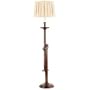 Dearborn Adjustable Height Walnut Finish Floor Lamp