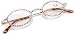 Oval Armani Style Reading Glasses W/Full Stones 1.75 Power -AB