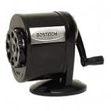 Stanley Bostitch MPS1-BLK Antimicrobial Manual Pencil Sharpener, Black, 1 Unit